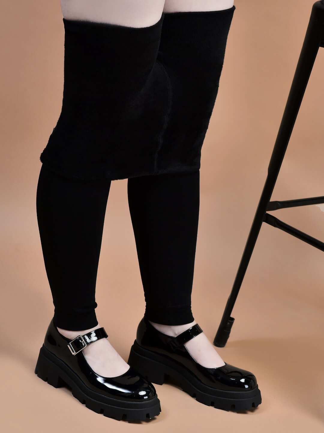 Max Landon Limited Edition Winter Leggings Fur Stockings – Premium Quality  – Nari Comfort Wear