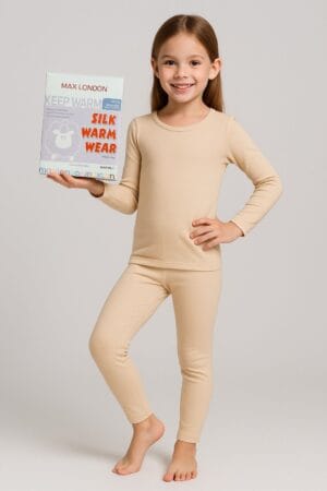 Kids Thermal (Silk Wool) - Beige - Max London