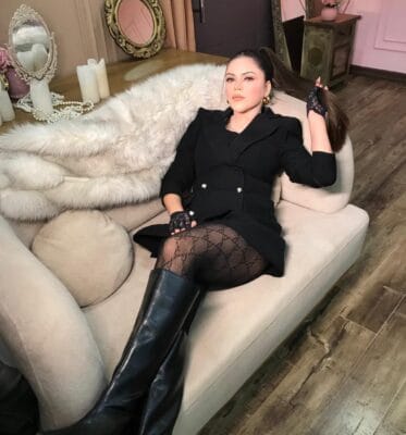 Sheer Gucci Print Stockings