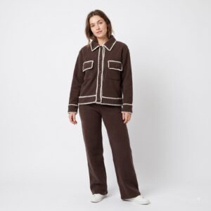 Soft Wool Jacket Co-Ord Set