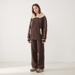 Soft Fleece Zip-Up Co-Ord Set
